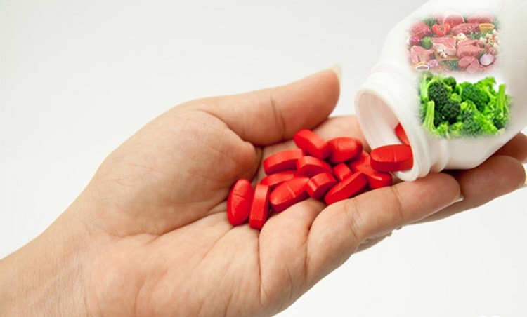 Hàm lượng sắt cần bổ sung