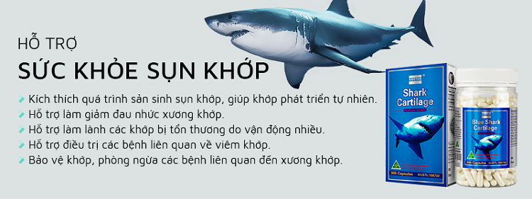 công dụng Costar Blue Shark Cartilage 750mg