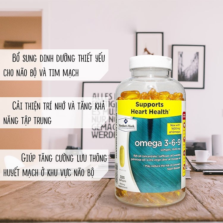 Tác dụng của omega 3-6-9