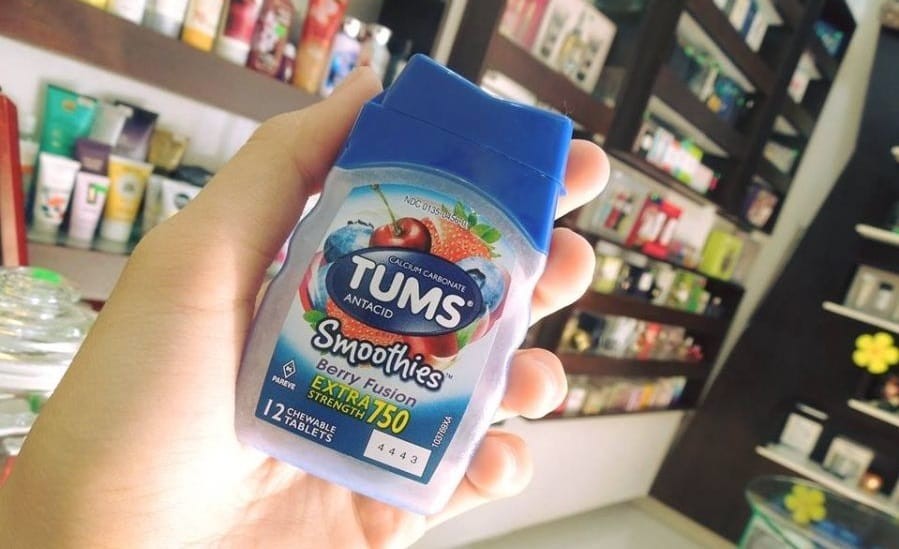 Viên uống Tums Extra Strength 750