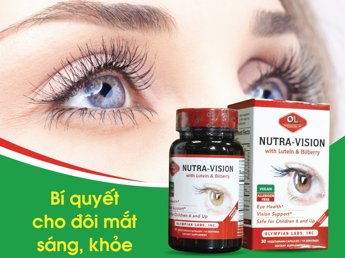 thuốc bổ mắt Nutra Vision with Lutein & Bilberry Thuốc bổ mắt Nutra Vision with Lutein & Bilberry là sản phẩm từ Mỹ