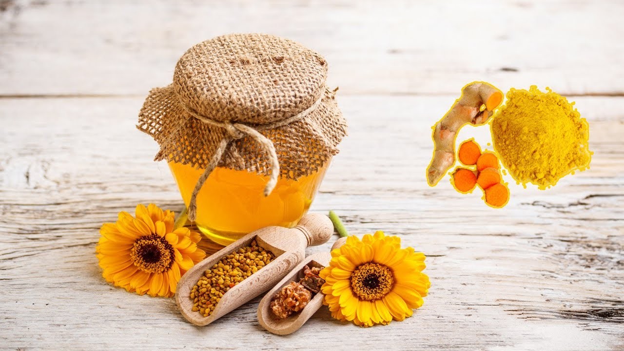 Mật ong và nghệ trị viêm xung huyết hang vị