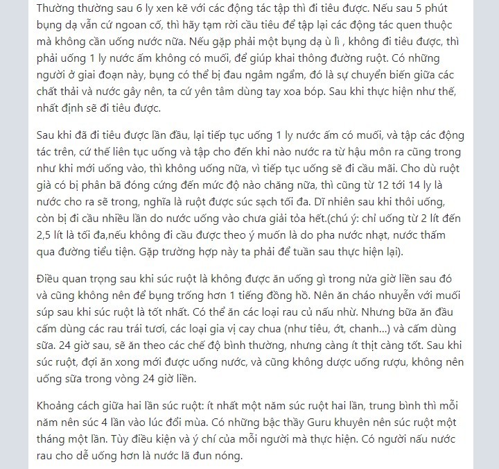 Thanh lọc cơ thể bằng nước muối thanh lọc cơ thể bằng nước muối, thanh lọc cơ thể bằng nước muối webtretho, thải độc cơ thể bằng nước muối, thanh lọc cơ thể bằng nước muối loãng, cách thanh lọc cơ thể bằng nước muối, phương pháp thanh lọc cơ thể bằng nước muối