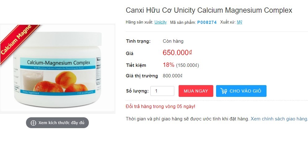 Canxi hữu cơ là gì, Canxi hữu cơ loại nào tốt