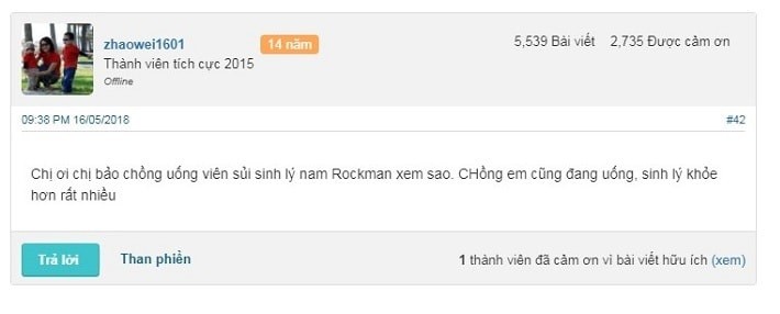 Viên sủi Rockman có bán ở nhà thuốc không? viên sủi Rockman có bán ở nhà thuốc không, viên sủi Rockman lừa đảo, viên sủi Rockman mua ở đâu, viên sủi sinh lý nam Rockman, viên sủi Rockman có bán ở hiệu thuốc không, viên sủi Rockman gia bao nhieu, mua viên sủi Rockman chính hãng ở đâu