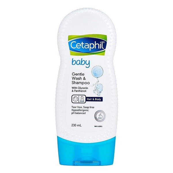 sữa tắm cetaphil cho bé, cetaphil tắm gội cho bé