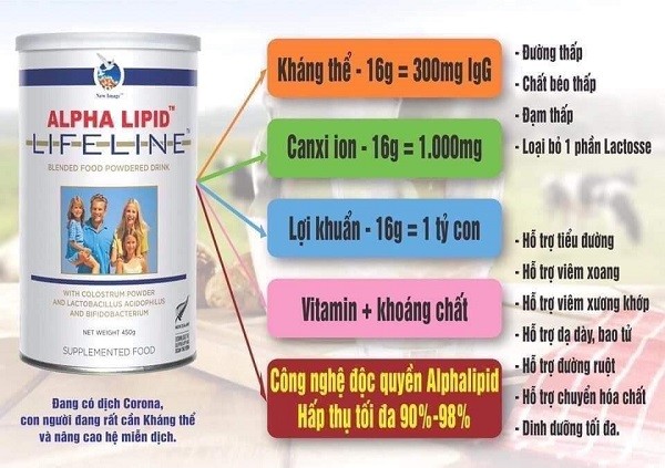 bác sĩ nói gì về sữa non alpha lipid