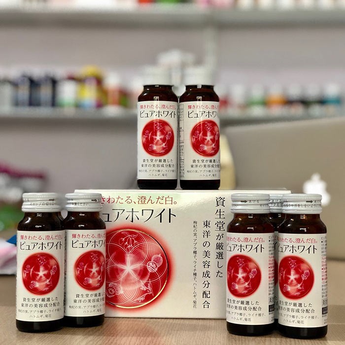 Nước uống trắng da Collagen Shiseido Pure White