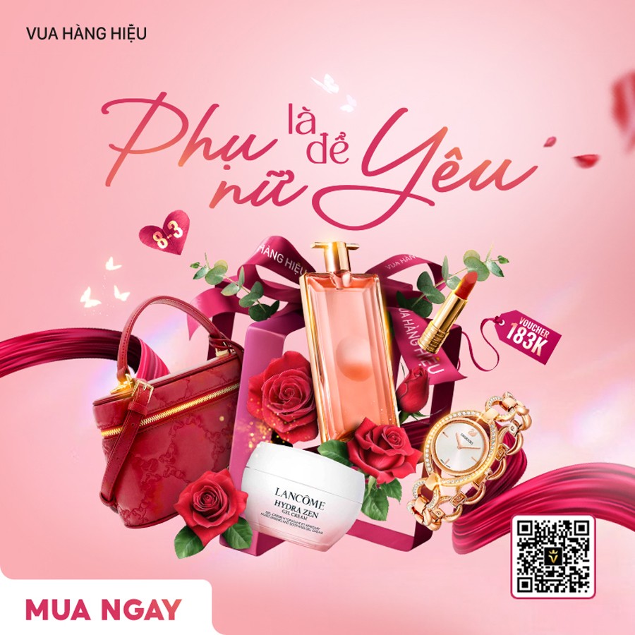 Thông Tin Chương Trình Khuyến Mãi 08/03 Tại Vua Hàng Hiệu